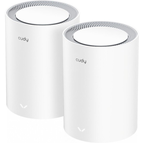 Бесшовный Mesh роутер Cudy M1800 (2-Pack) AX1800 10/100/1000BASE-TX белый