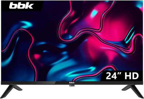 24" (61 см) Телевизор BBK 24LEM-1031/TS2C черный