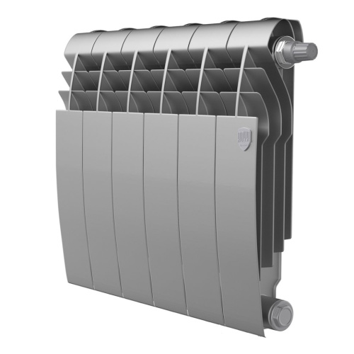 Биметаллический радиатор отопления Royal Thermo BiLiner 350 Silver Satin VR80 6 секций