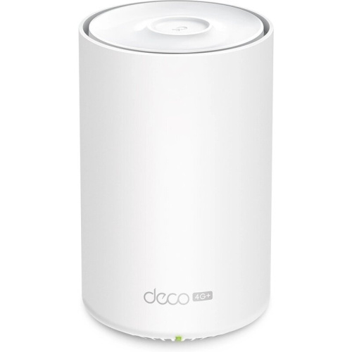 Бесшовный Mesh роутер TP-Link Deco X10-4G (1-Pack)) AX1500 10/100/1000BASE-TX cat.6 белый