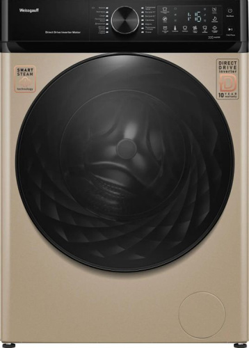 Стиральная машина Weissgauff WM 59411 Direct Drive Inverter Steam Champagne
