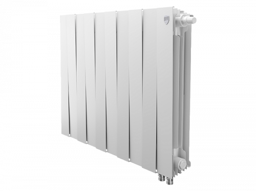 Биметаллический радиатор отопления  Royal Thermo Pianoforte 500 Vdr80 10 Секций Bianco Traffico