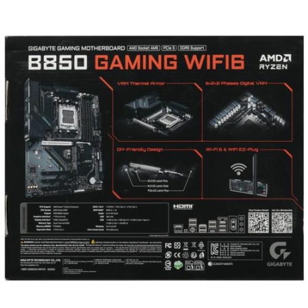Материнская плата GIGABYTE B850 GAMING WF6