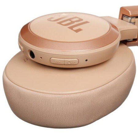 Беспроводные/проводные наушники JBL Live 770NC бежевый