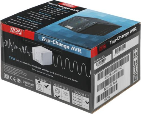 Стабилизатор напряжения Powercom TCA-1200 BL