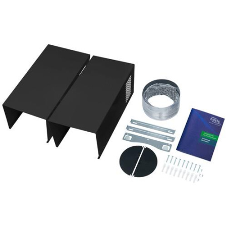 Вытяжка наклонная Oasis NL-60B черный/серебристый