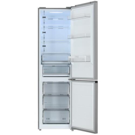 Холодильник с морозильником   Midea MDRB522MGE46OD серебристый