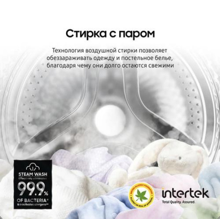 Стиральная машина Samsung WW70AGAS22AELD белый