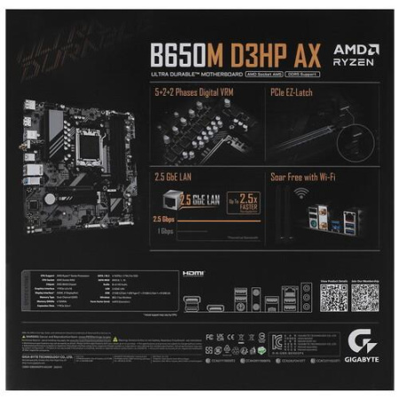 Материнская плата GIGABYTE B650M D3HP AX