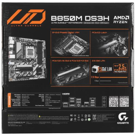 Материнская плата GIGABYTE B850M DS3H