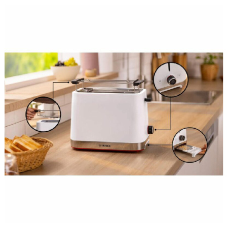 Тостер Bosch TAT4M221 белый