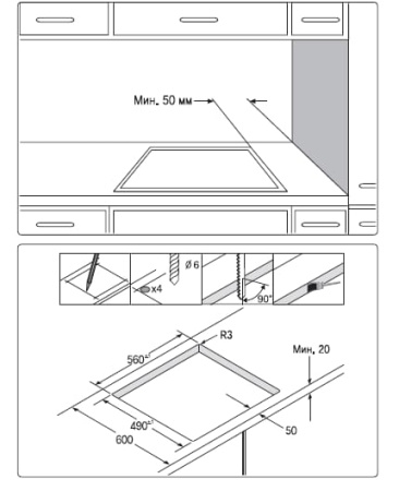 Samsung NZ64T3516CK/WT