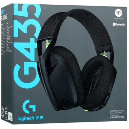 Беспроводные наушники Logitech G435 черный