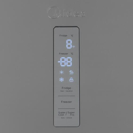Холодильник с морозильником   Midea MDRB522MGE46OD серебристый