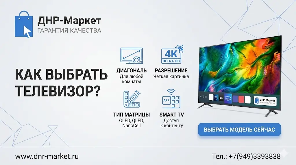 Телевизоры в ДНР (Донецке)